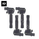 4 PCS Ignition Coil 0001502580 UF658 for Mercedes-Benz C250 SLK250 2012-2015