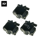 3 PCS Ignition Coil 0001587703 1601587703 for Smart Cabrio City-Coupe Roadster 2004 0.7L 4-Blade