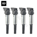4 PCS Ignition Coil 0221504465 12137594936 for BMW Mini 550i GT 750i 550i 650i Gran Coupe Z4 01-16