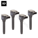 4 PCS Ignition Coil For Audi A8 Quattro S6 S7 S8 2013-2015 4.0L V8 UF714 079905110H