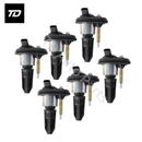 6 PCS Ignition Coil C1395 12568062 C1395 for Chevy GMC Buick Isuzu Colorado Rainier Canyon Envoy Ascender Trailblazer 4.2L 2.8L 3.5L 2002-2008
