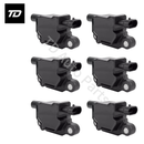 6 PCS Ignition Coil UF743 C1820 5C1877 E1243 for GMC Yukon XL 6.2L/5.3L 2015-2018 Chevrolet Silverado 1500 5.3L/4.3L/6.2L 2014-2018