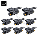 8 PCS Ignition Coil 12573190 ‎UF-414 for Chevrolet GMC Silverado Suburban Tahoe Corvette Yukon Sierra Canyon Savana 09-17 5.3 V8