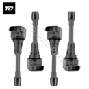 4 PCS Ignition Coil 22448-1HC0A for Nissan Versa Micra Frontier 05-17 Versa Note 14-19 Suzuki Equator 09-12