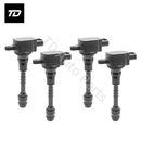 4 PCS Ignition Coil UF-351 UF-548 22448-6N015 for Nissan Almera Sentra 1.8L 2004-2006