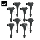 Juego de 8 bobinas de encendido para Nissan Armada Titan Infiniti 5.6L 04-2007 UF510 22448-7S015