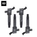 4 PCS Ignition Coil for Hyundai Sonata Santa Fe GENESIS COUPE Tucson IX35 Kia Optima Sportage