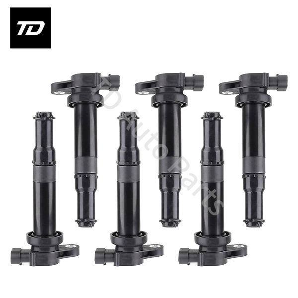 6 PCS Ignition Coil 27301-3E100 for Hyundai Santa Fe 2007 2.7L Kia Optima 2006-2007 273013E100 27301 3E100 UF554 GN10441 C-826