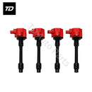 High Performance Ignition Coil 4PCS Set For Honda Civic Accord Fit 1.5L 2.0L 30520-5R0-013