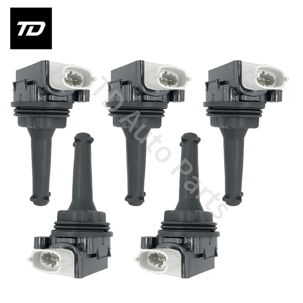 5 PCS Ignition Coil 30713417 for Volvo C30 2007-2013 C70 S40 S60 V50 V70 XC70 2.4L 2.5L Ford Focus Kuga Mondeo