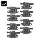 Bobina de encendido (8 unidades) para Chevrolet GMC V8 UF-413 12611424 12570616 C1511