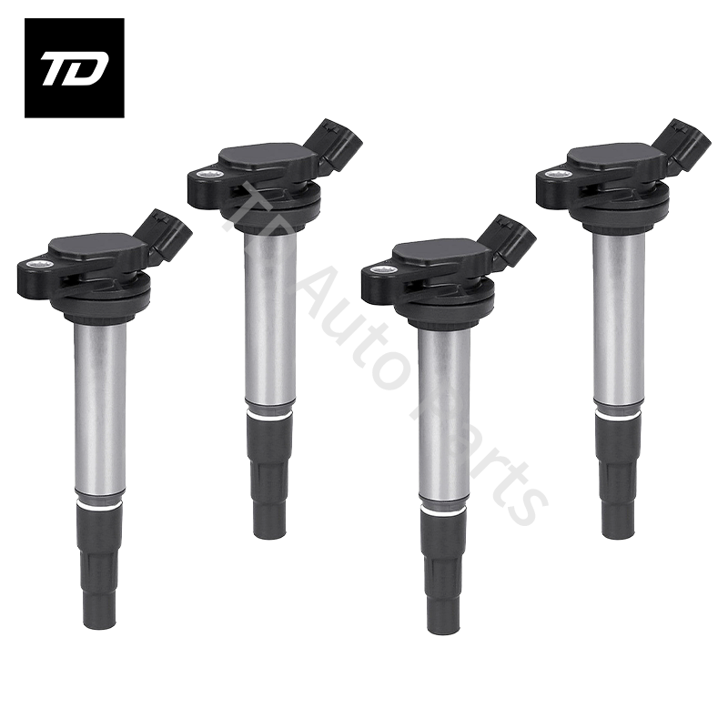 Bobina de encendido (4 unidades, 90919-02252) compatible con Toyota Corolla 1.8L 09-19, Prius 1.8L 10-15 y Lexus CT200h 1.8L 11-17.