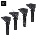4 PCS Ignition Coil JX6Z12029B UF-855 for Ford Bronco Edge Explorer Ranger Lincoln Nautilus Corsair 2.0L 2.3L 4 Cyl
